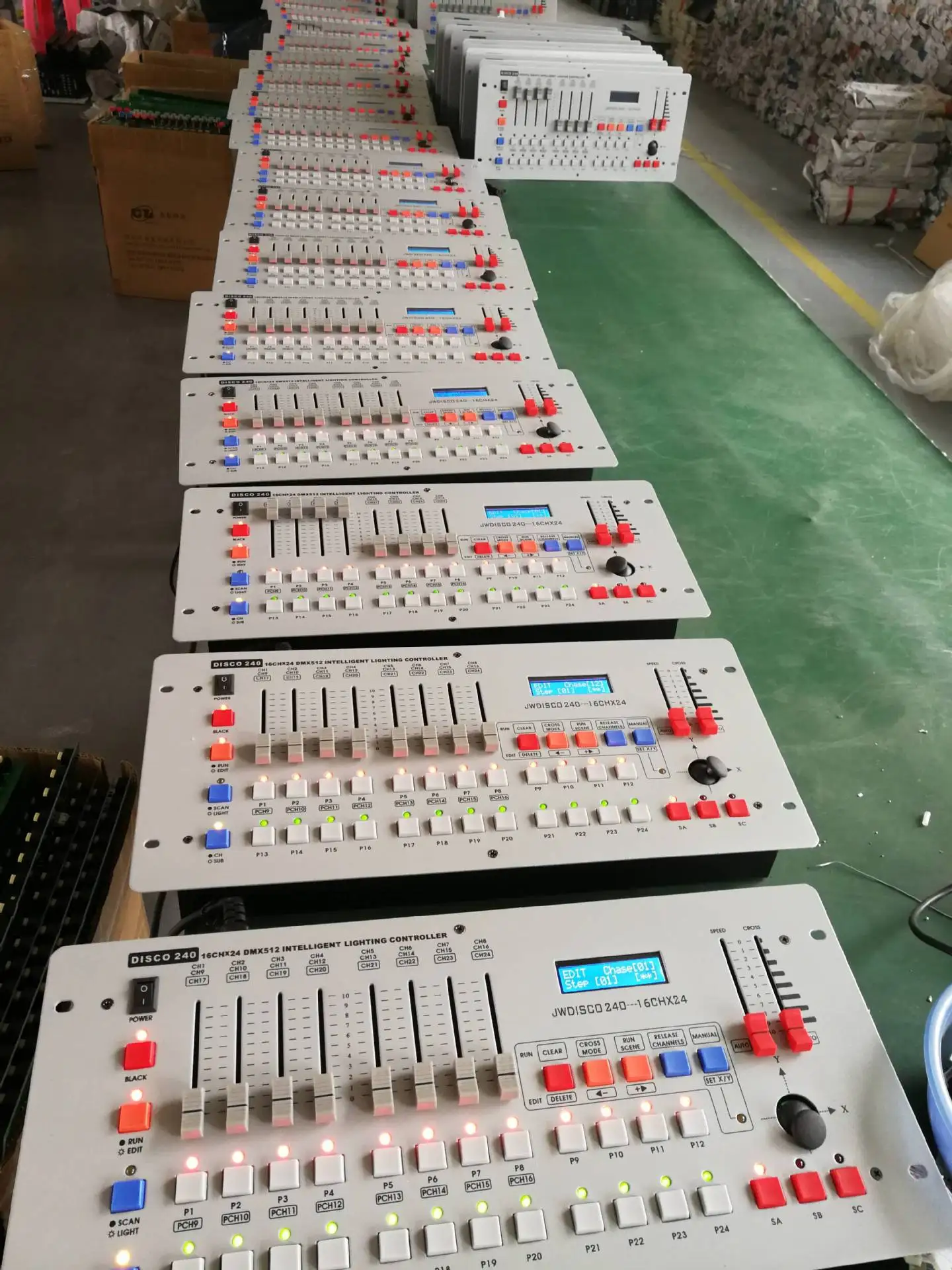 Light Controller 240 DMX Console for  Club Disco Dj Bar Stage Lighting