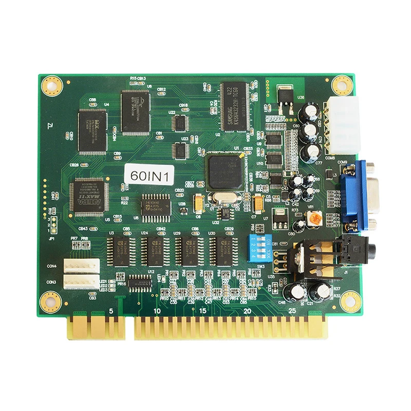 English version 60 in one game console motherboard circuit for Cocktail Table Machine Arcade Game Machine