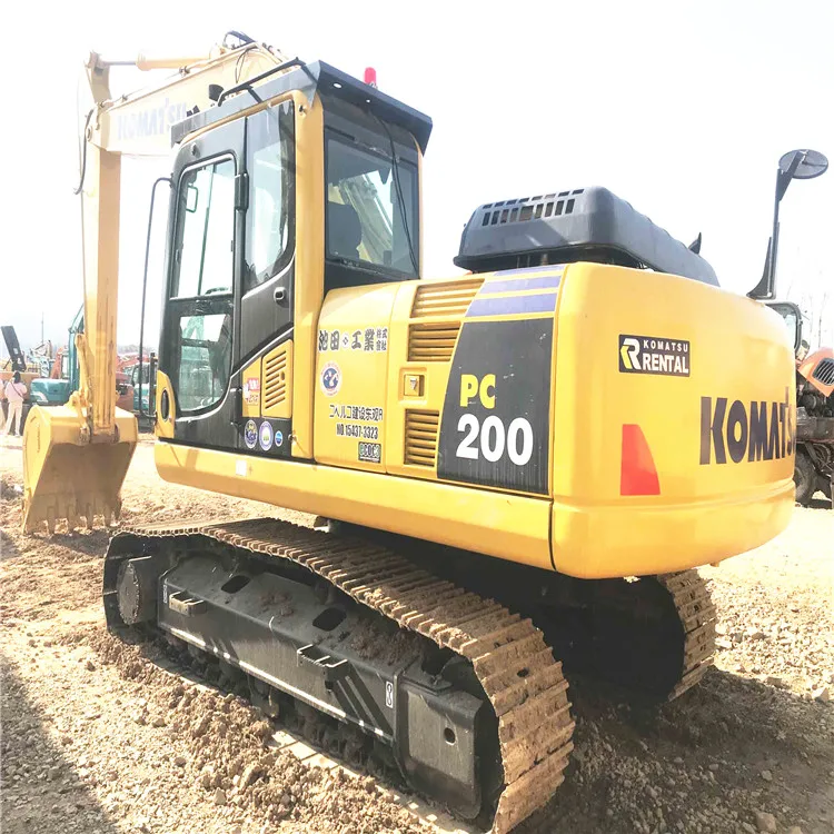 Используемый экскаватор Pc200-8 Komatsu Pc200 для продажи