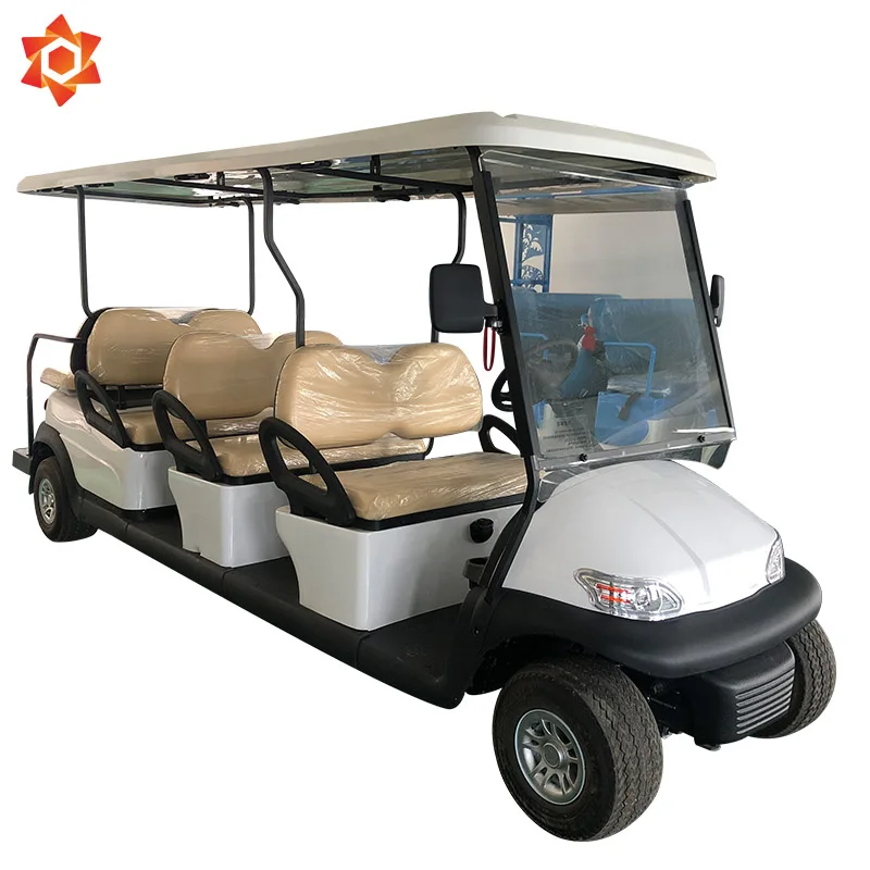 
Airport electric solar 15 passenger cheap airport 14 seats electric sightseeing shuttle bus 