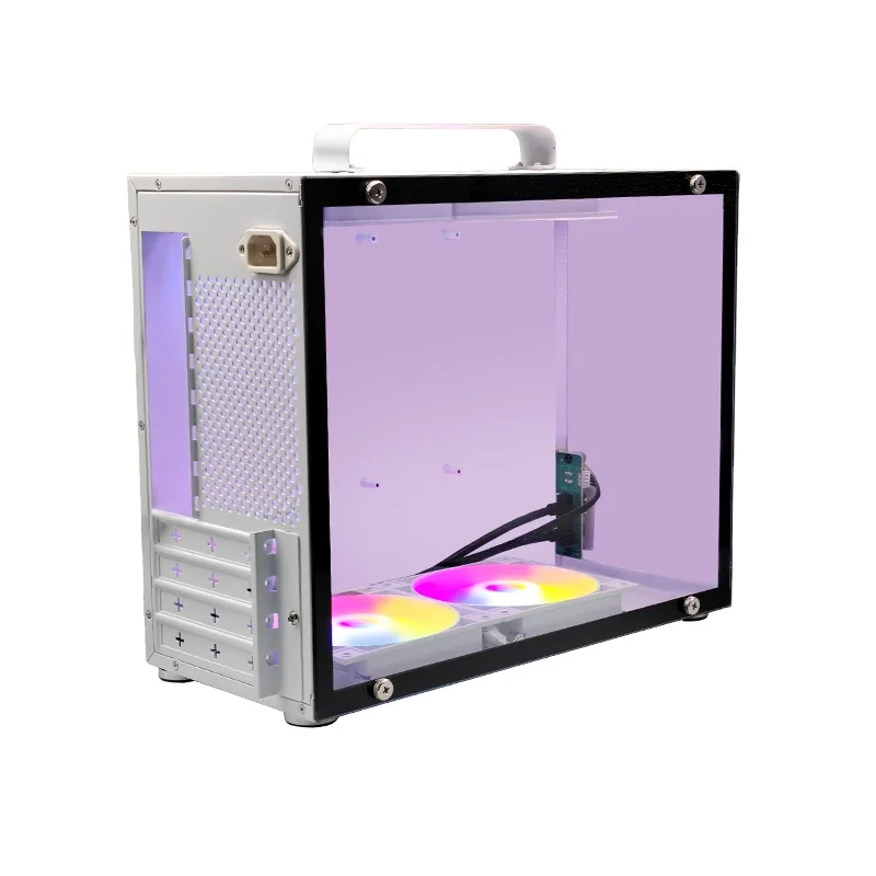 Choiyan Новый ATX PC Case & Towers Gaming с закаленным стеклом мини-чехол для ПК акриловые прозрачные чехлы