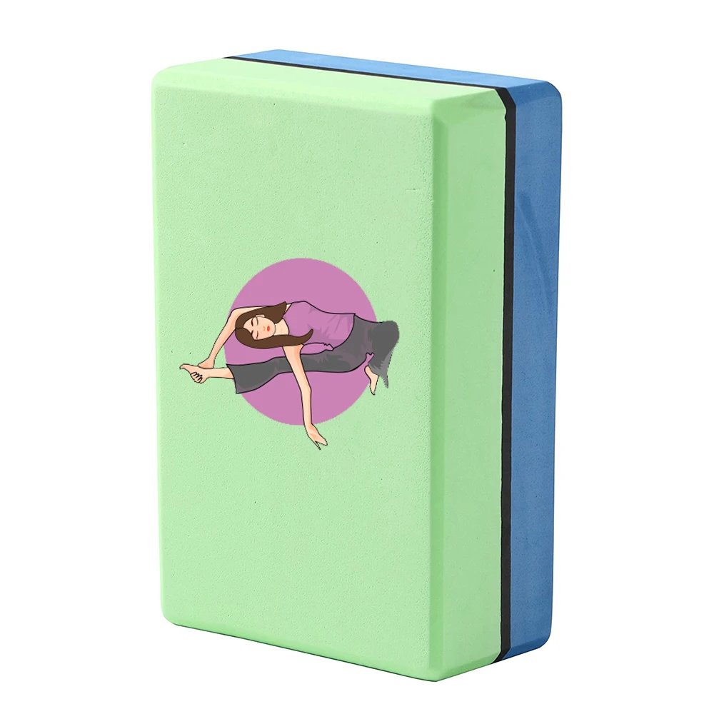 Custom High Premium Density EVA Foam Yoga Blocks 550g Eco Friendly