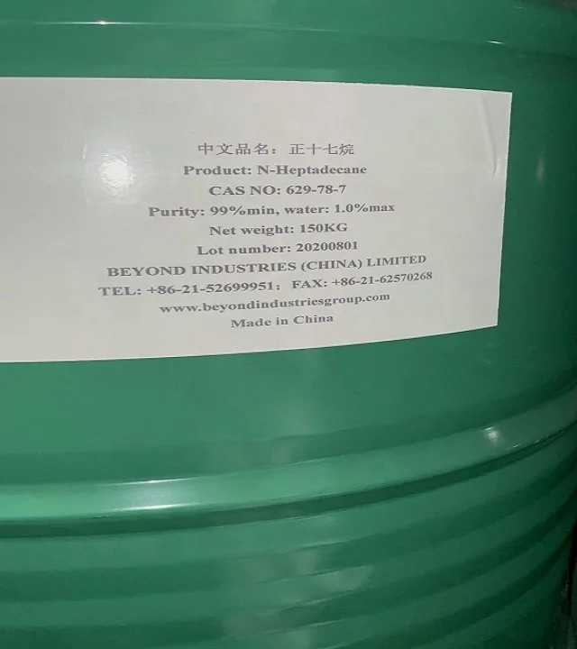 Фазовый меняющий материал N-гептадекан, CAS № 629-78-7
