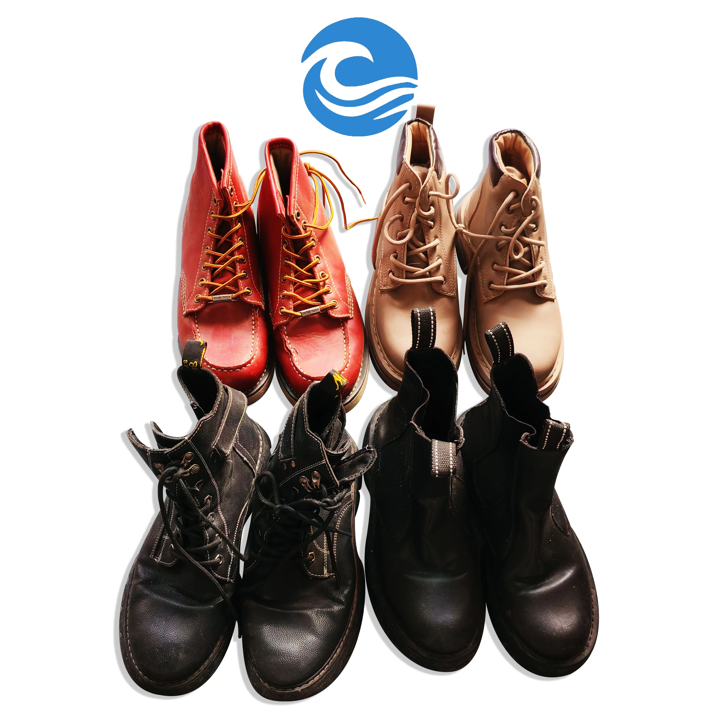 High Quality Second-Hand Doc Martens Hiking Boots Thrifty Leather Brand-Name Shoes Hot Sale Low Price Eco-Friendly Product