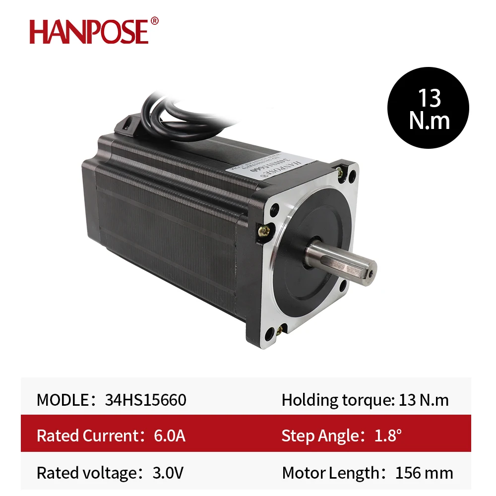 nema 34 stepper motor 34HS15660 6.0A 12N.M for CNC engraving machine high torque 86 big motor nema 34