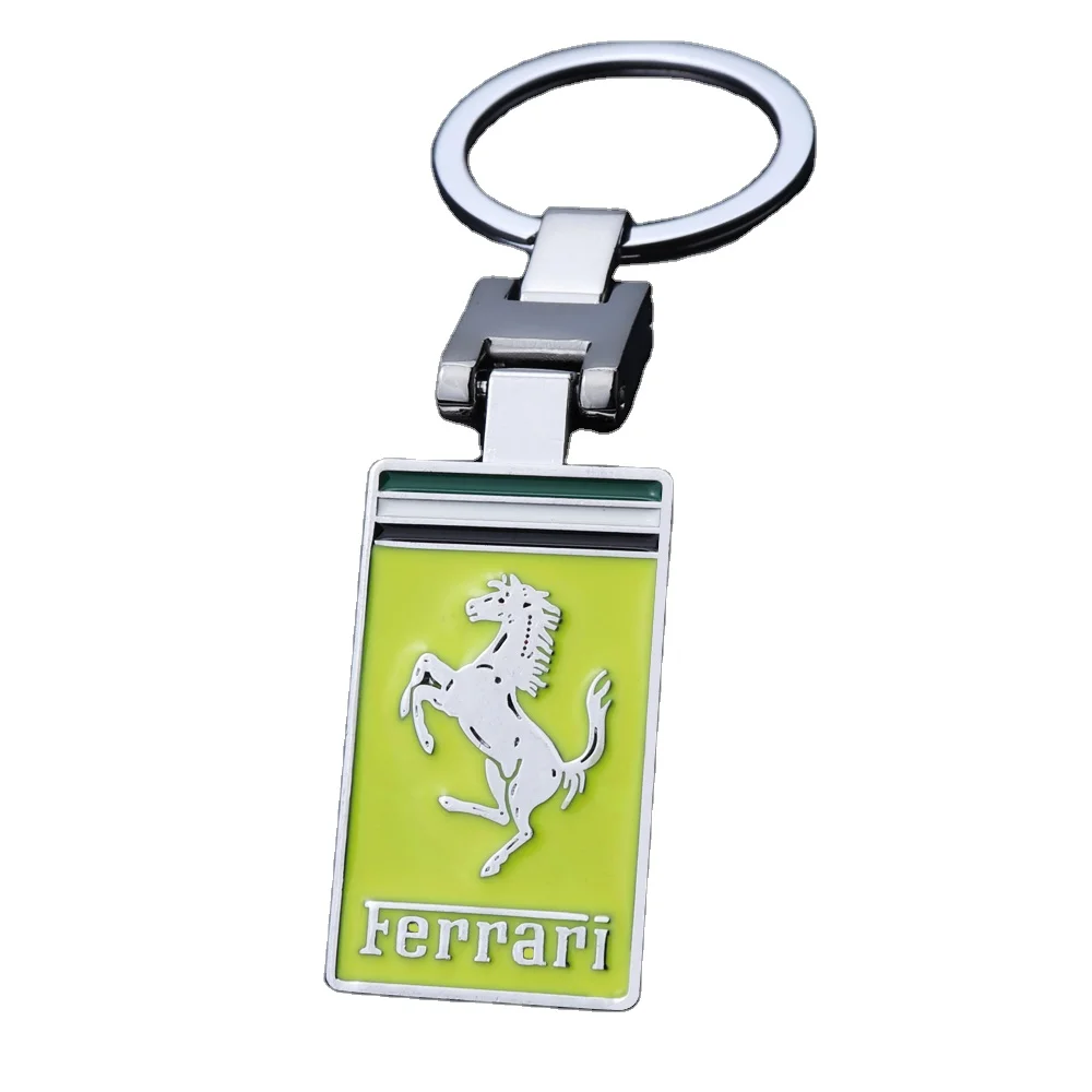 Wholesale custom logo  metal keychain for AMG audi buick ferrari nissan porsche skoda porton landrover GIO cars