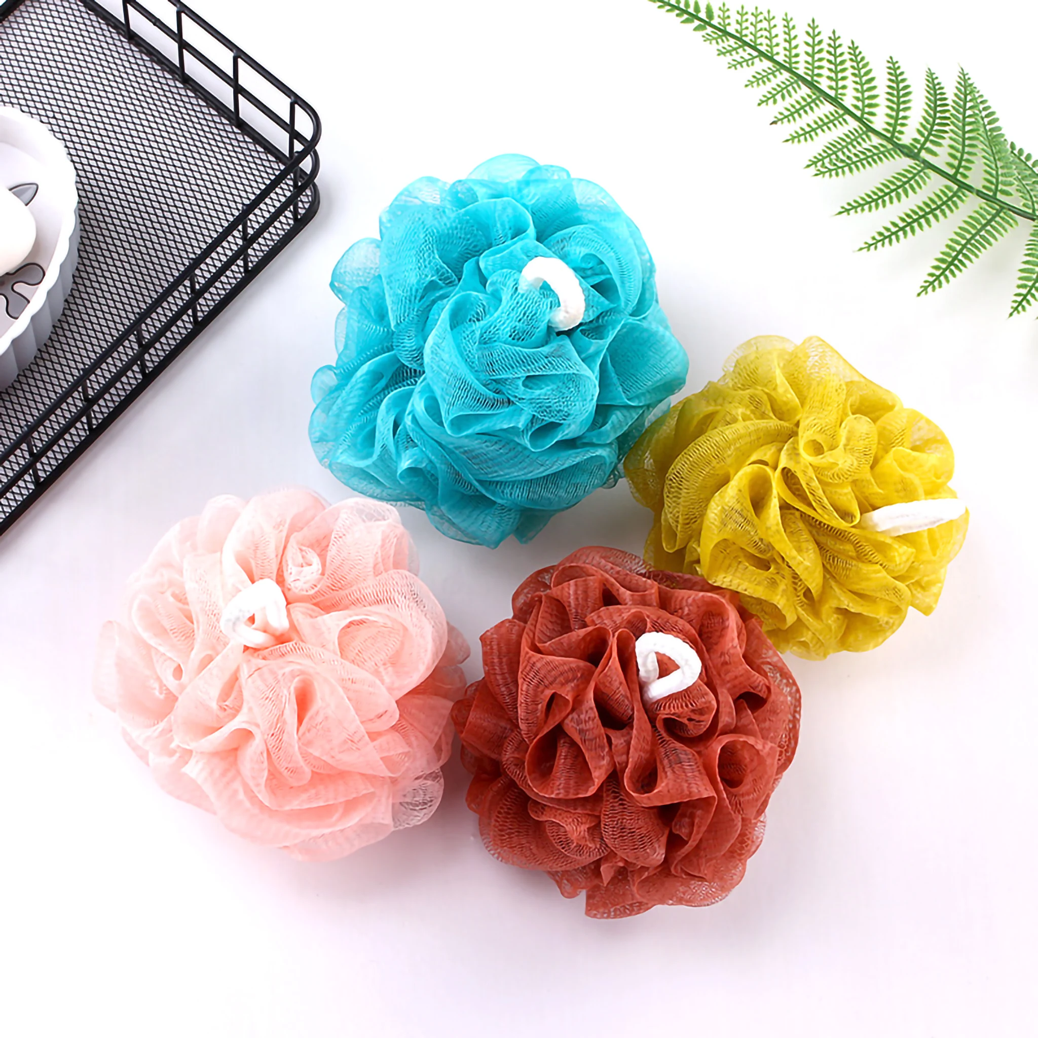 Factory Wholesale Body Deep Cleaning Dead Skin Remover Shower Loofah Ball Bath Exfoliating Scrubbers Mitt Belt Gloves