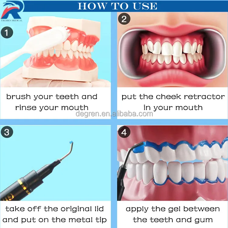 3ml Professional Dental Gum Protection Gel Gingival Barrier for Teeth Whitening