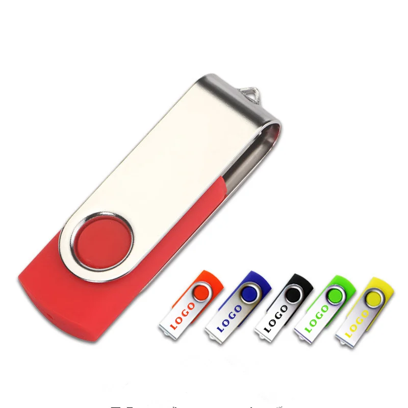 OEM LOGO customized Flash Memory Stick 1GB 2GB 4GB 32GB 64GB 128GB USB 2.0 PenDrive disk Mini Swivel Storage usb flash drive