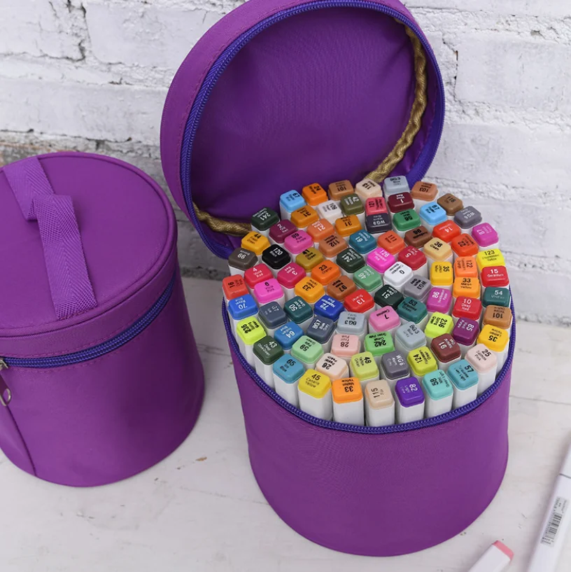 Marker Pen Case Holder for 120 Markers Organizer Storage Carrying Bag