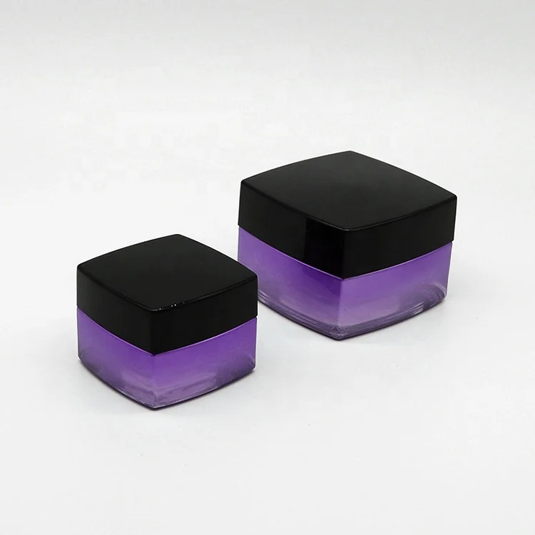 New luxury square glass jars wholesale