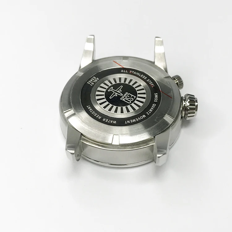 Luxury Custom Stainless Steel cnc machining powder metallurgy Watches Cases Watch Parts Watch Case