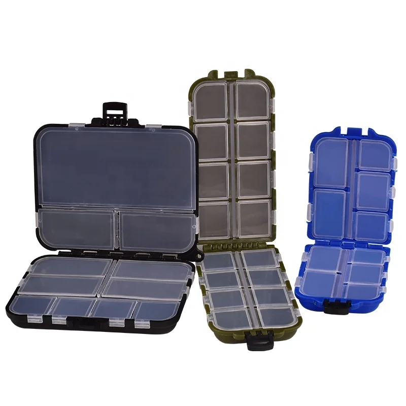 DN пластиковые коробки для рыболовных снастей, Аксессуары для рыбалки, коробки для крючков для приманки, коробка для хранения рыболовных приманок, Органайзер