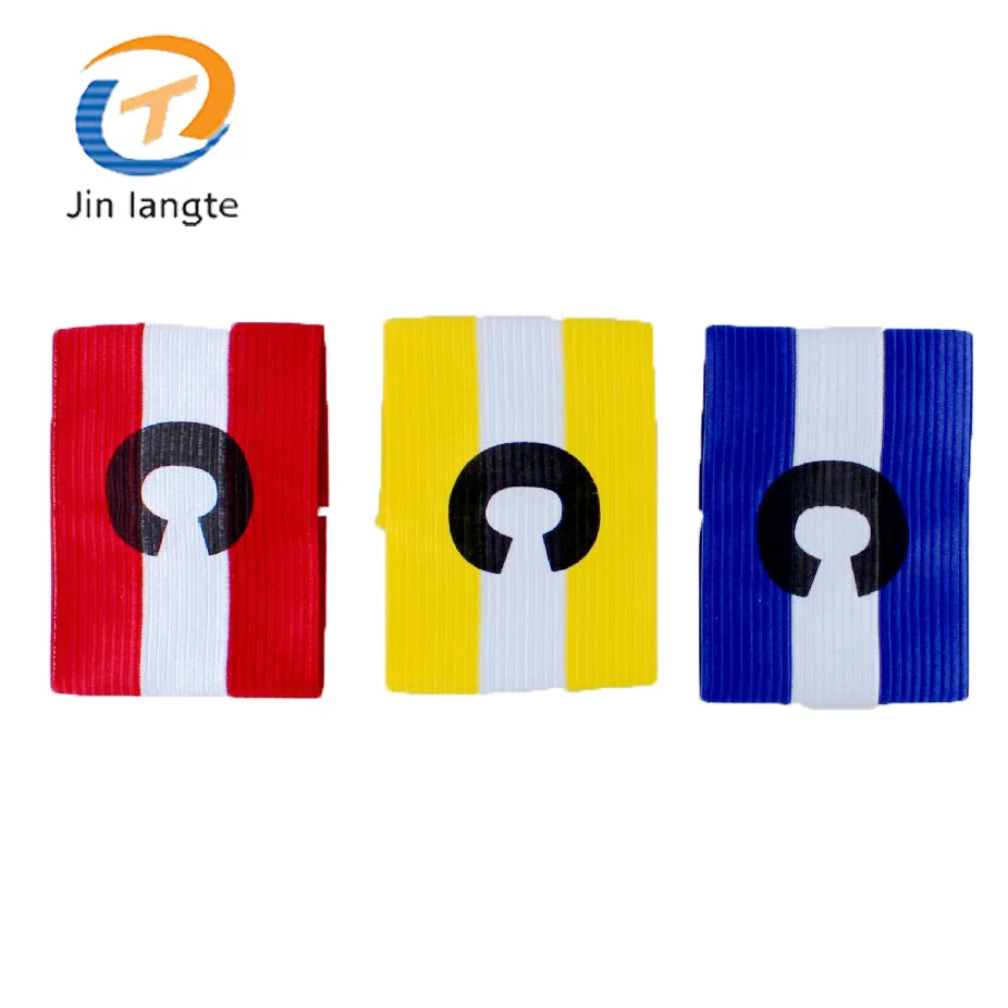 Factory direct sales Football Team Captain Armband Paste Winding Type C Mark Soccer Captain Armband in Good Quality
