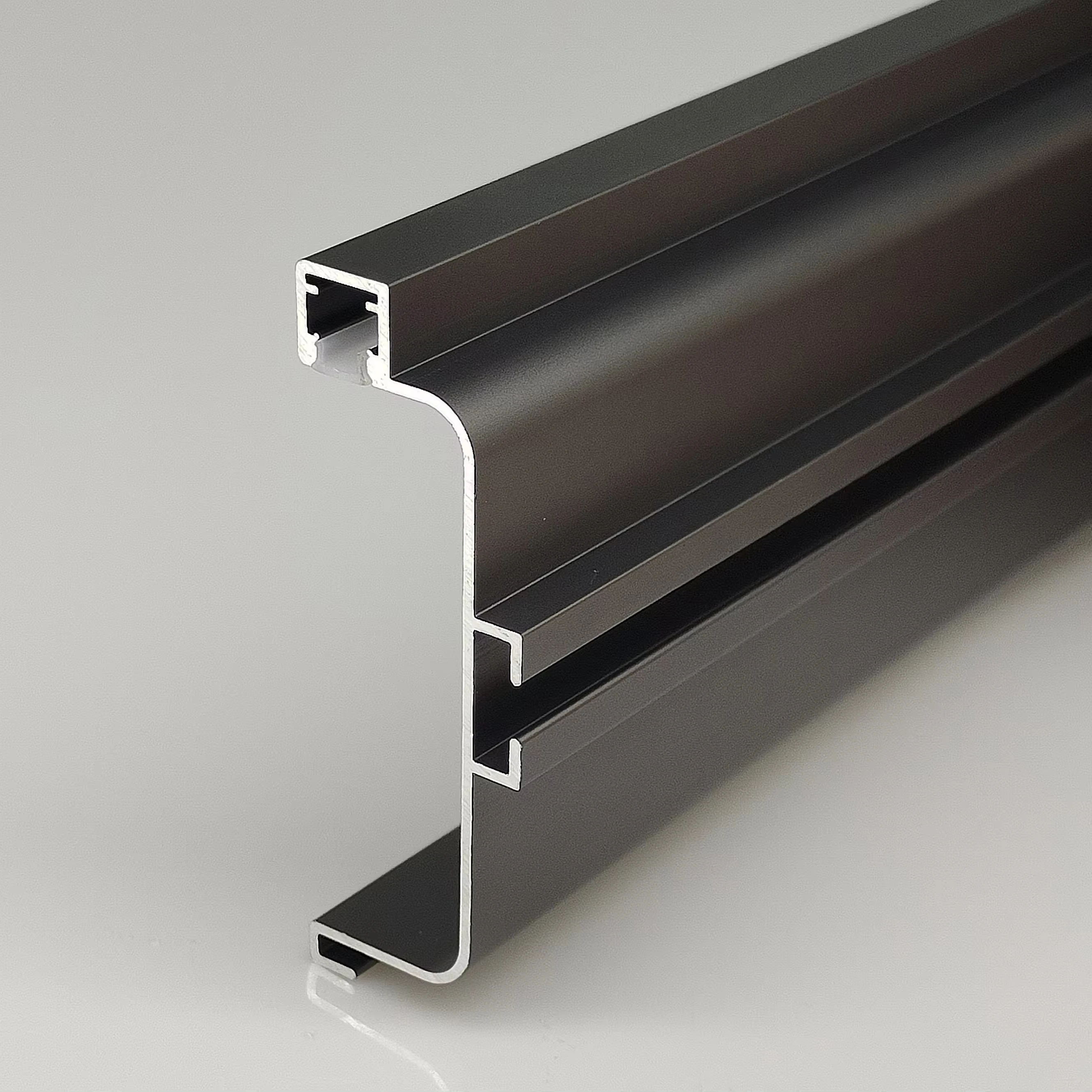 W26*H75mm Modern C-frame Cabinet Wardrobe Handle With LED Light Aluminum Alloy Handle Aluminum Extrusion Product