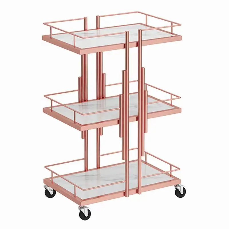 beauty salon storage rack nail and eyelash beauty small cart hair dyeing and ironing stable tool cart