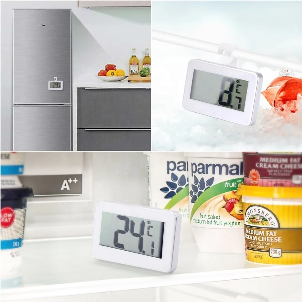 Household Digital  Refrigerator Thermometer Max/min Fridge Freezer Thermometer