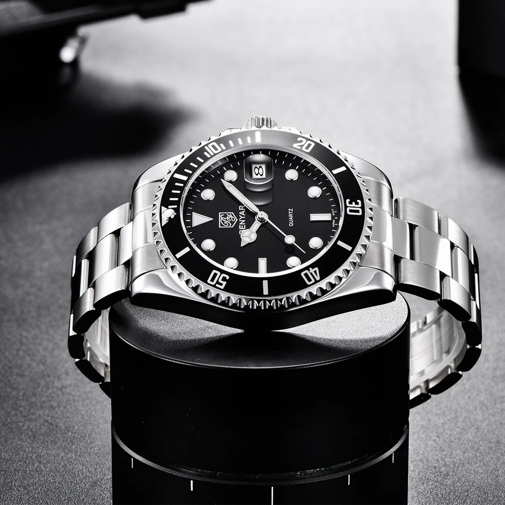 Часы Relojes Hombre Benyar 5161 Классические кварцевые часы с пользовательским логотипом оригинальные брендовые роскошные мужские наручные