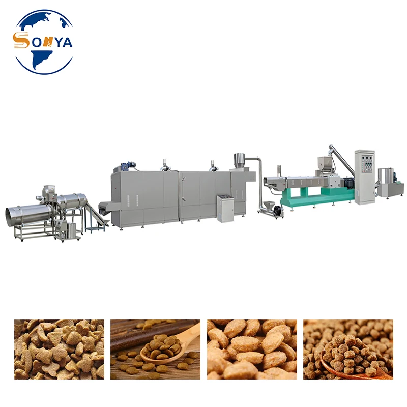 Floating Fish Feed pellet Production Line For Making tilapia Animal Pet cat dog Bird Piglets wet Dry Food puffing Mill Extruder