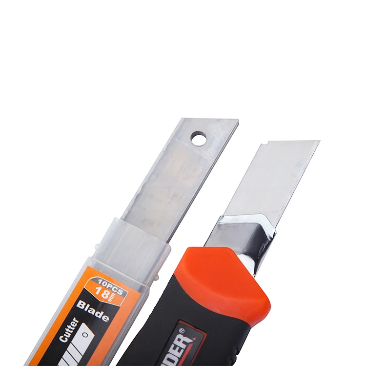 Инструменты для поиска 2020, 4 шт., лезвия из высокоуглеродистой стали с защелкивающимся лезвием, набор ножей 18 мм, 10 шт. лезвий, рукоятка из АБС-пластика