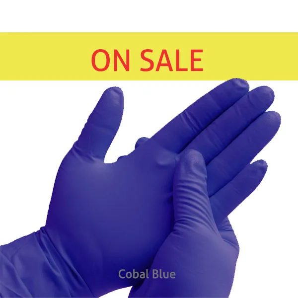 Orange and Black Color Strong Home Use Safety Nitrile Industrial Grade Glove