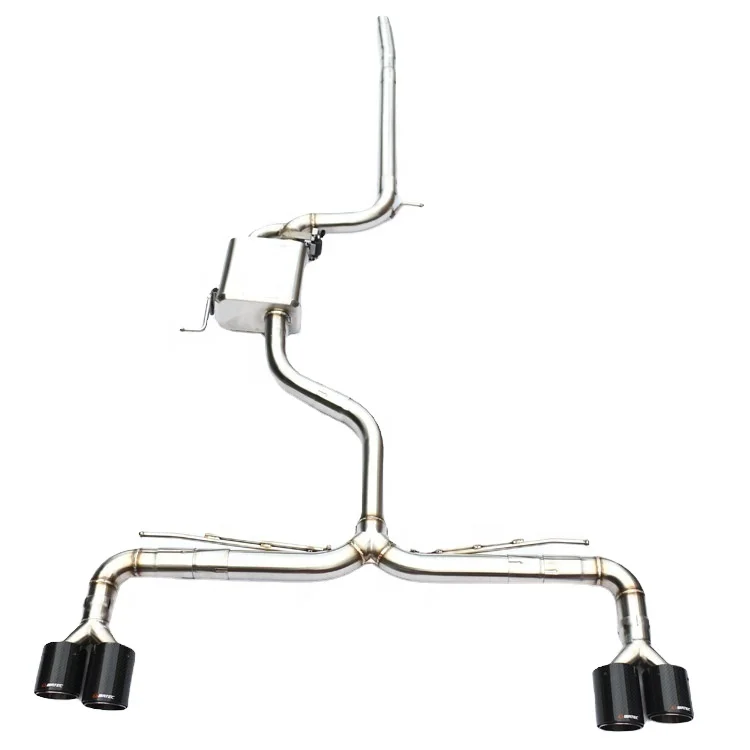 Выхлопная труба 1,4 T Golf 7,5 из углеродного волокна, глушитель для выхлопной трубы Volkswagen