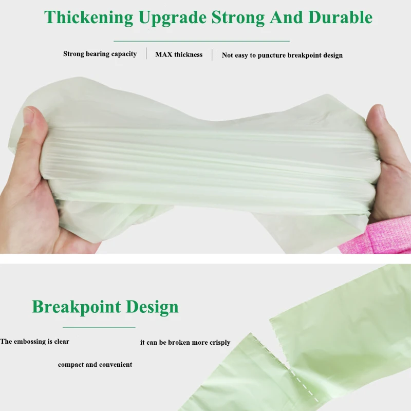 Biodegradable Pet Dog Poop Bag Environmental Protection Portable Cat Poop Garbage Bag Outdoor Pet Cleaning Bag