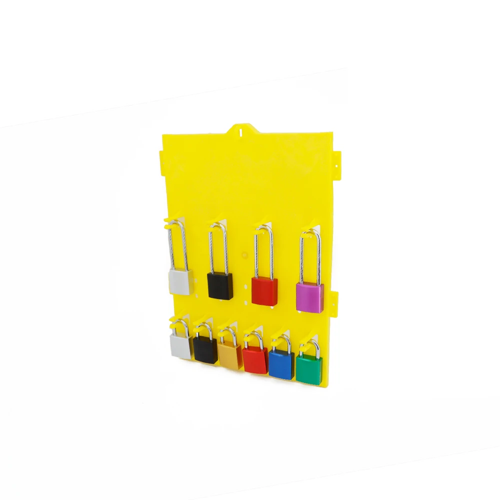 
Yellow Resin Combination Padlock Safety Lockout Station 