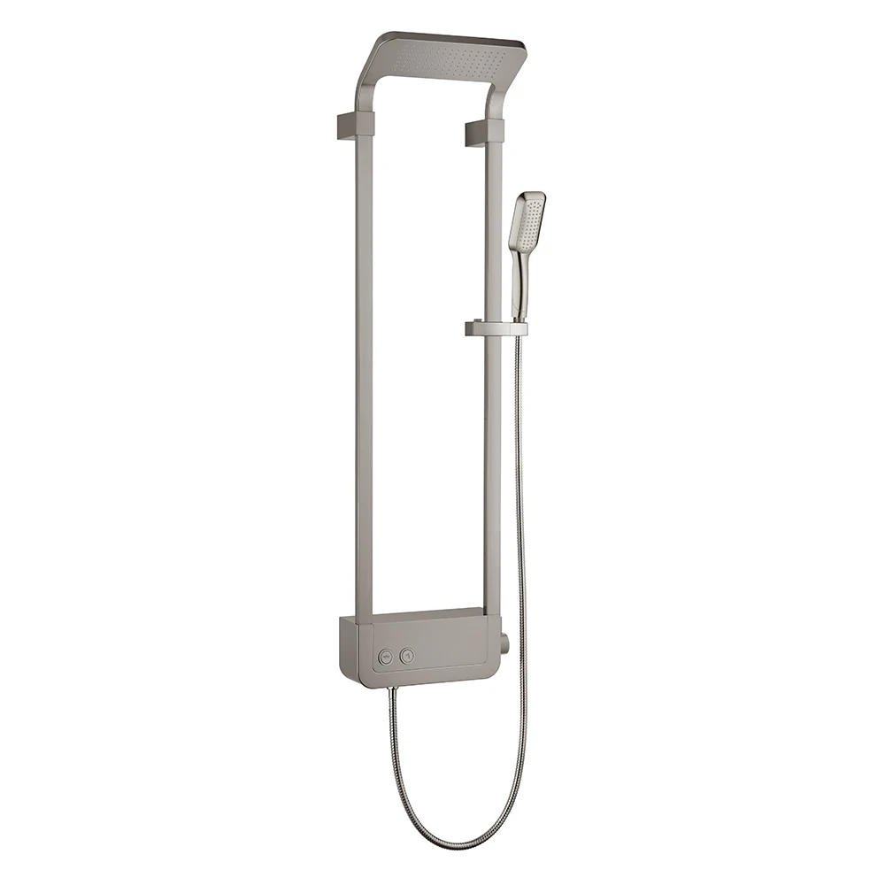 
Hot Sale High Quality 5 Colors Indoor Rain Bath Bathroom Stainless Steel Wall Bathroom Shower Panel with ABS Shower Head 
