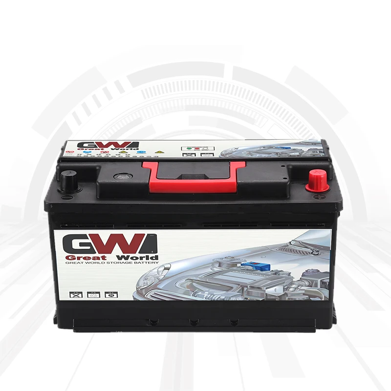 Автомобильный аккумулятор, автомобильный аккумулятор 12 в 75 Ач, высококачественные Аккумуляторы для автомобилей без обслуживания