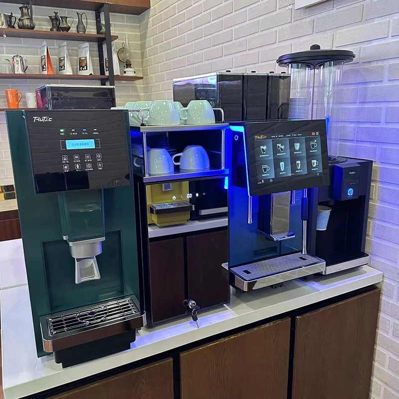 Big touch screen fully automatic coffee machine espresso machine with consistent concentration for commercial business use