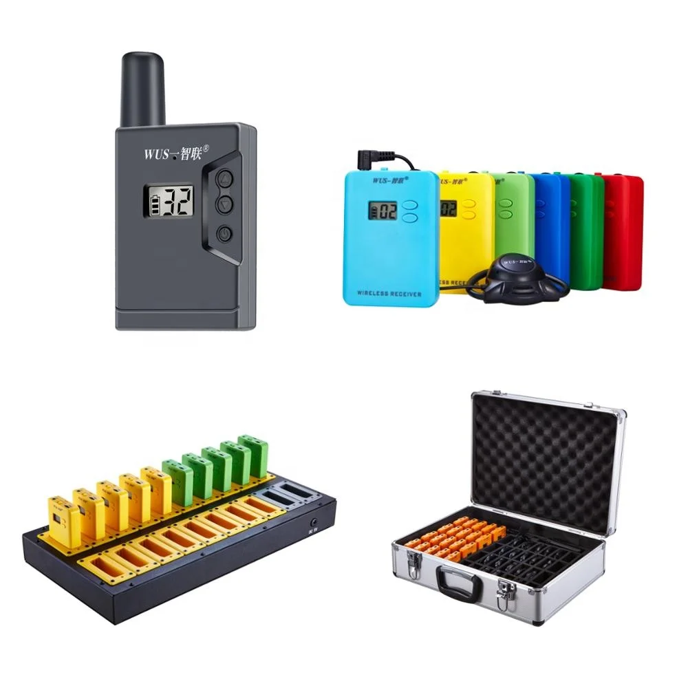 Wireless Tour Guide Systemsimultaneous interpretation conference walkie talkie tour guide microphone speaker