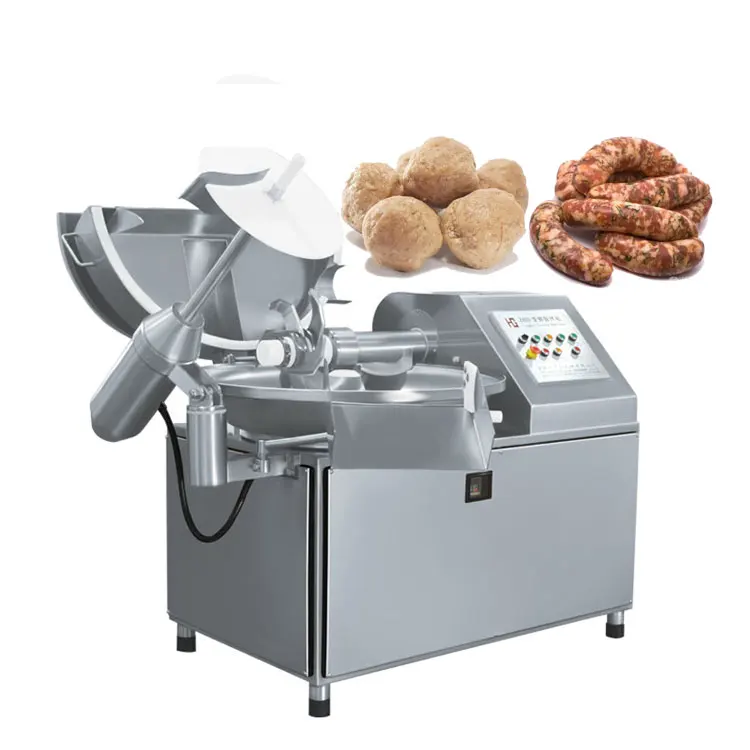 80L Meat bowl cutter mixer and buffalo chopper luncheon emulsifier sausage meat bowl chopped machine sausage making machine