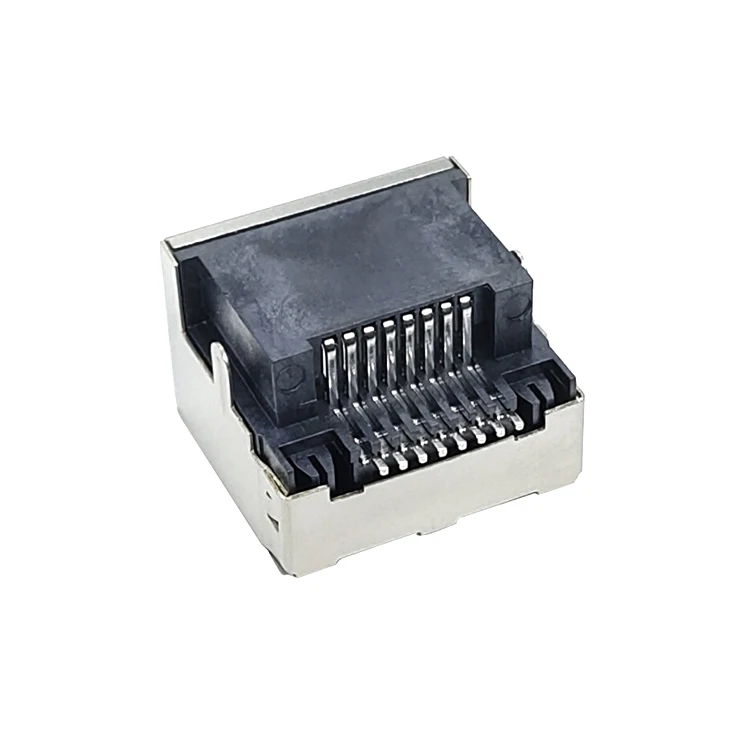 sinking plate type rj45 8P8C female led connector rj45 modular jack DGKYDCB421188GWW6SB1075