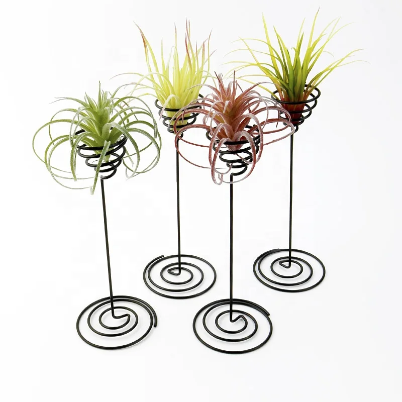 Geometric planter without plant Metal wall decor air plant planters Base air pineapple flower rack