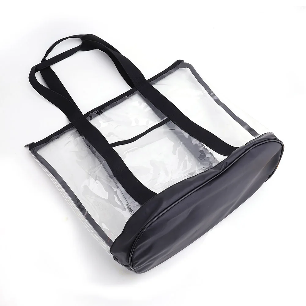 Summer PVC Transparent Handbags Fashion Large Capacity Female Shopping Bags Tote Casual Beach Travel Women Shoulder Bags