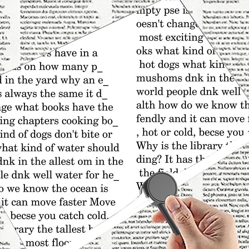 Hot sale LED light hanging large screen reading magnifier desktop magnetic magnifier suitable for elderly neck wearing reading