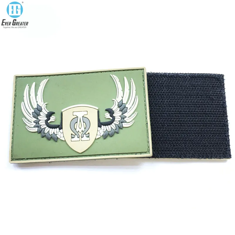 Rubber Garment Bags Custom Logo Soft Pvc patches No Minimum 3D Pvc Leather rubber patch