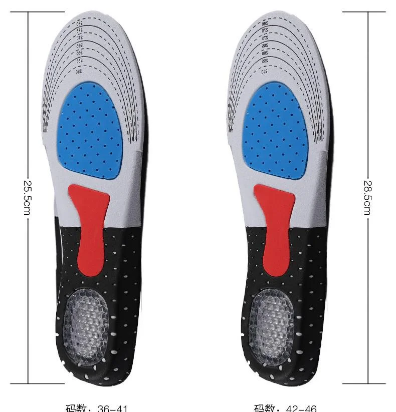 Insoles Orthopedic Memory Foam Sport Support Shock Absorption Insert Woman Men shoes Feet Soles Pad Orthotic Shoes & Accessories