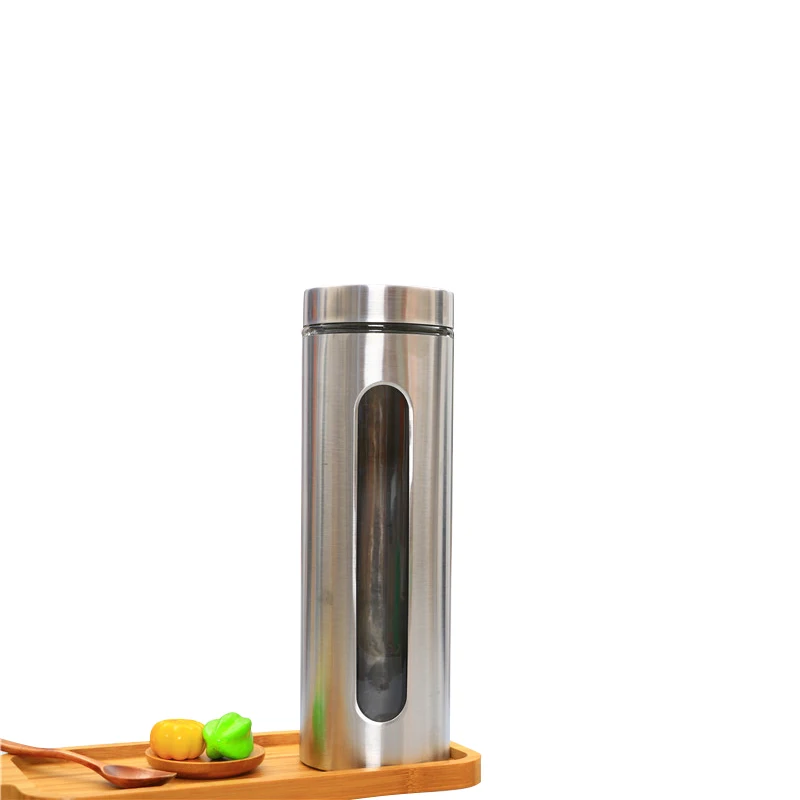 Sell high quality stainless steel sugar/spice shaker seasoning cans salt and pepper shakers herb spice condiment dispenser