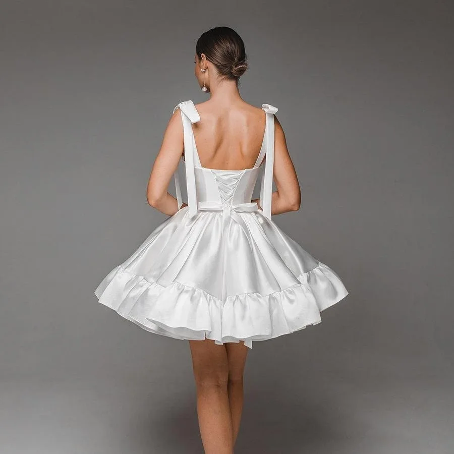 New Style High-Waisted Solid Colour Designer Evening Dresses Lace-Up Sleeveless Backless Sexy Dresses Women