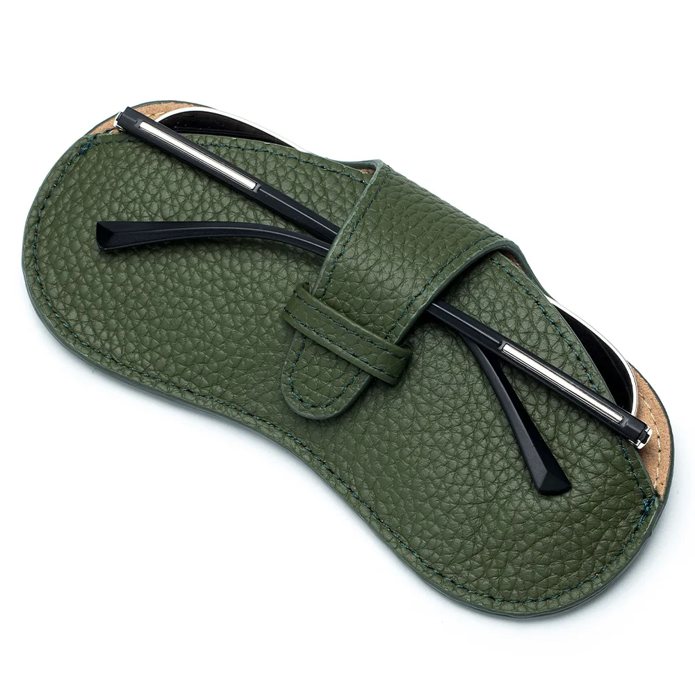 YT1341fashion Wholesale Leather pebbled glasses bag Sunglasses Storage case Bag sunglasses pouch
