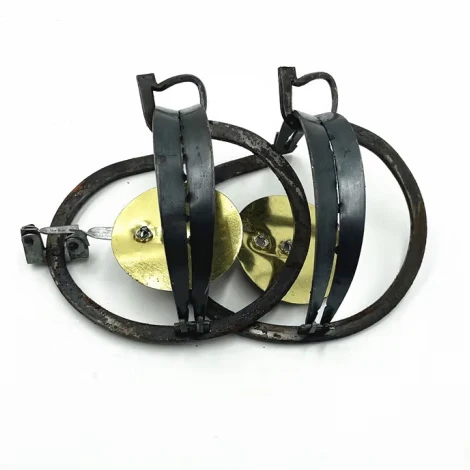 (16 см) с рисунком енота рыси Бобровый сурки опоссумы лисы броненосцы круглый железный клип животных поймать и отпустить живые ловушки животных