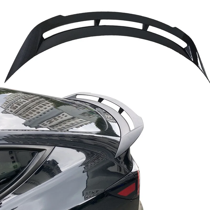 High quality ABS Material Car Rear Trunk Boot Spoiler Lip Wings For Tesla Model Y Auto Decoration