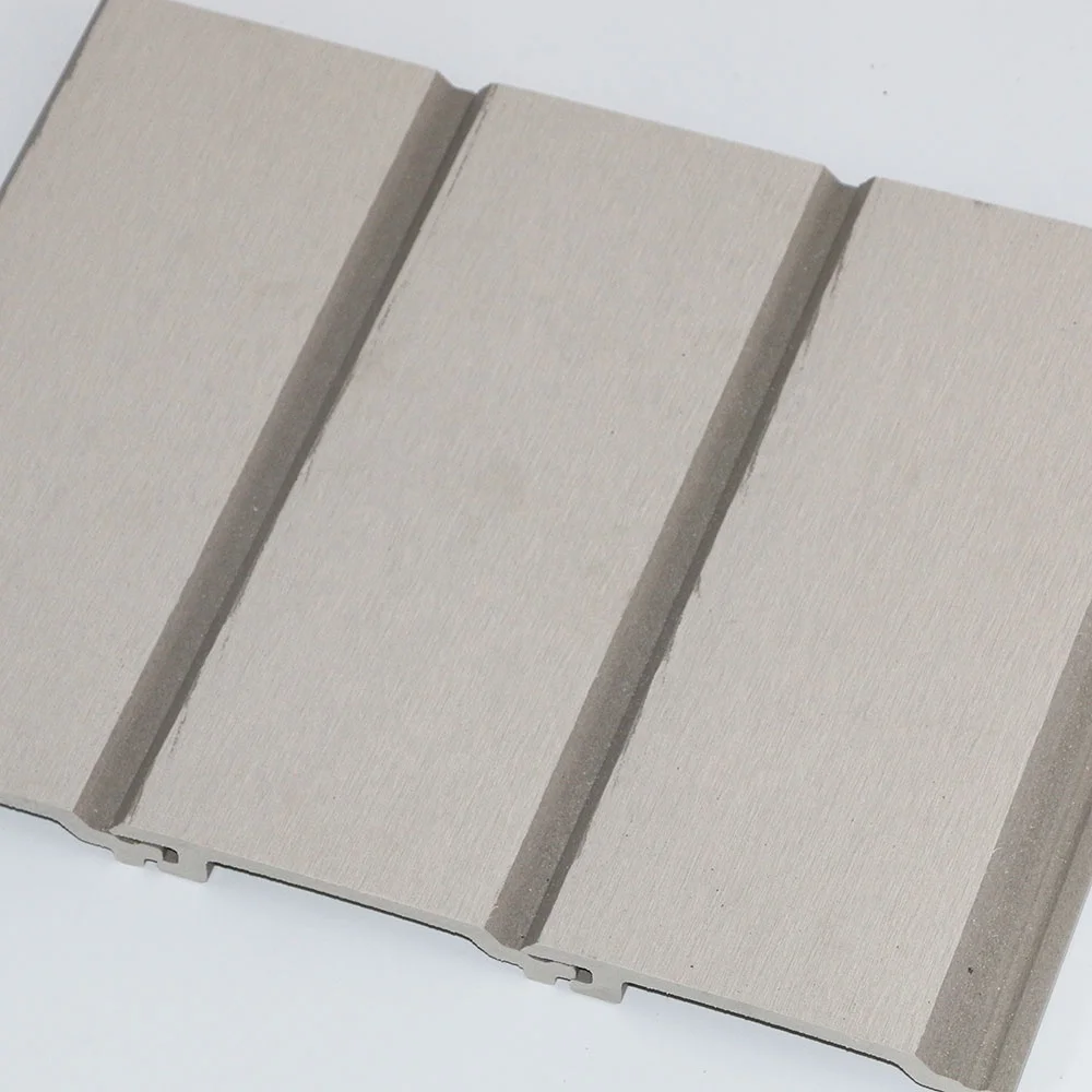 Exterior Commercial Wpc Wall Panel Cladding Covering Building Facade Wall Cladding