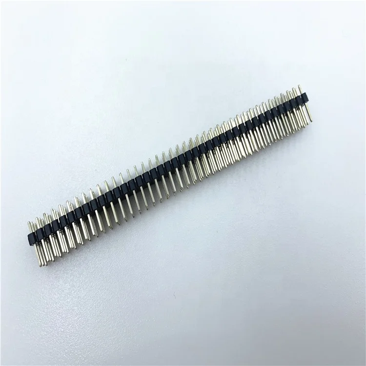 2.54mm 3*40P  triple row Pin header straight type 0.6u gold plated