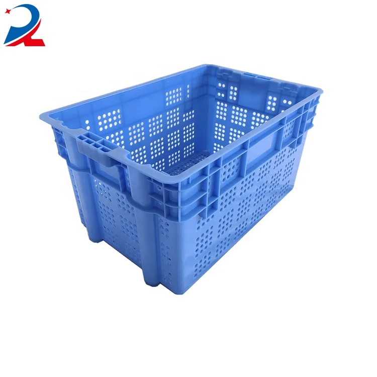Thickened high strength Vegetable fruit Plastic frame Rectangular transport Plastic box