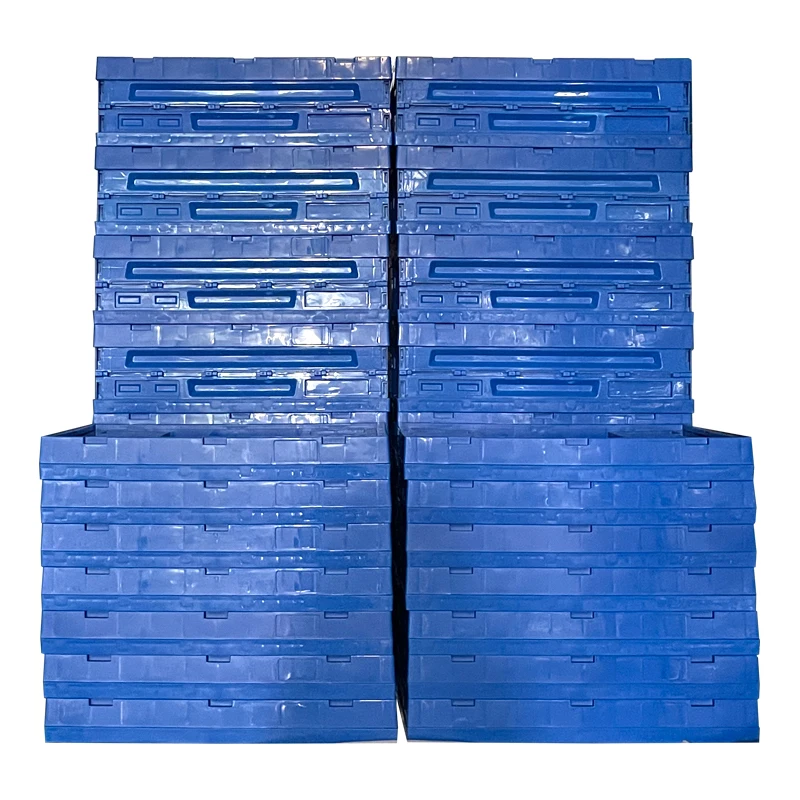 China Factory Heavy Duty Solid Nestable Packaging Nestable Plastic Crate