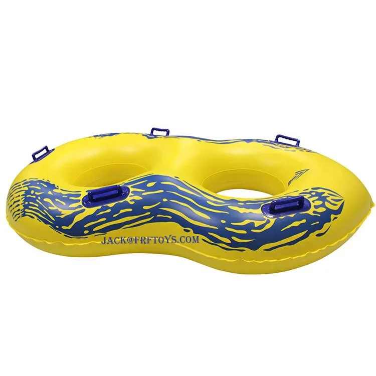 Summer Water Play Fun Inflatable Double Water Park Tube Water Slide Tube Waterpark Double Tube