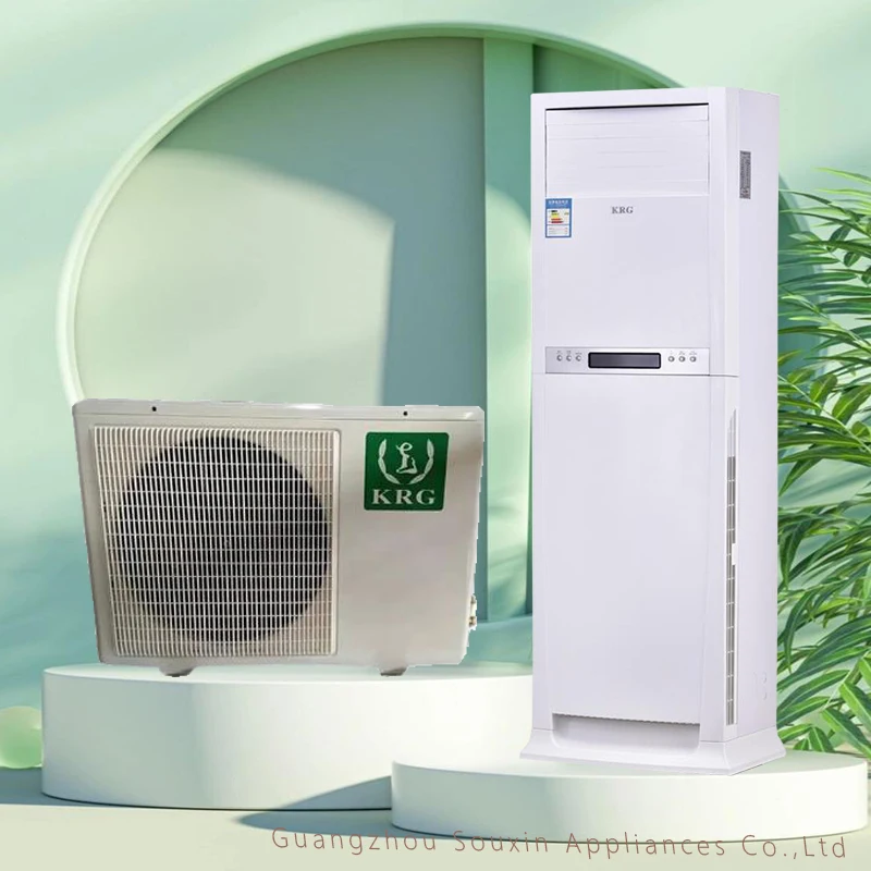 18000 btu 1.5 ton 2 hp portable stand up ac unit remote control for house&hotel 220v 50Hz fast cool good price cool and heat